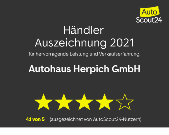 Autohaus Herpich - Autoscout 24 Händlerauszeichnung 2021